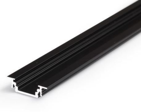 TM-profil LED Groove alu čierny 4000mm